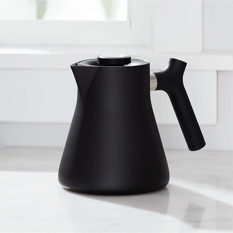 Raven Matte Black Tea Kettle + Reviews | Crate and Barrel