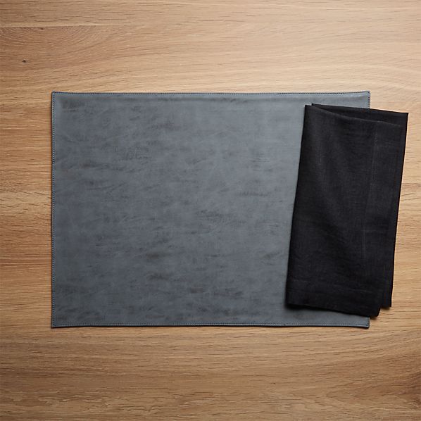 Ravine Reversible Faux Leather Placemat