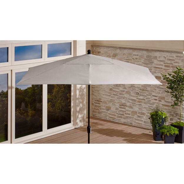 Rectangular Sunbrella Market Umbrella in Patio Umbrellas + Reviews