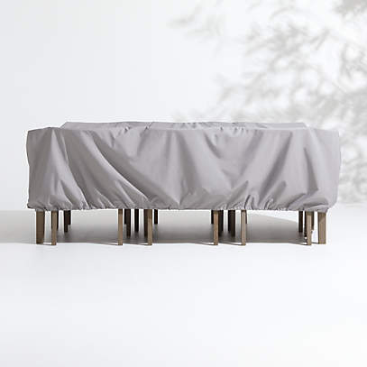 Weathermax Rectangular Outdoor Dining Table And Chairs Cover By Koverroos Reviews Crate And Barrel