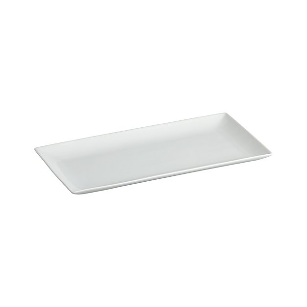 White Recantgular Platter | Crate and Barrel