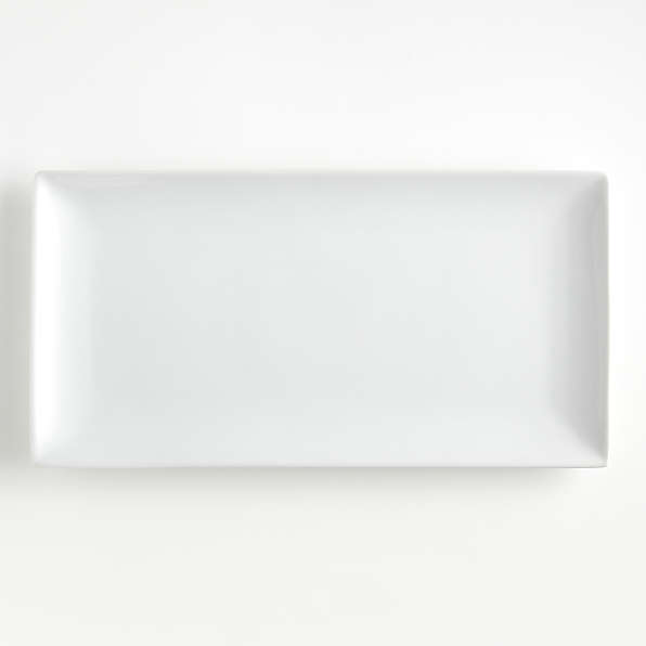 White Serving Platters Crate And Barrel