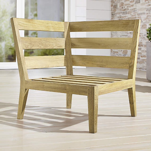 Regatta Natural Corner Chair Crate And Barrel