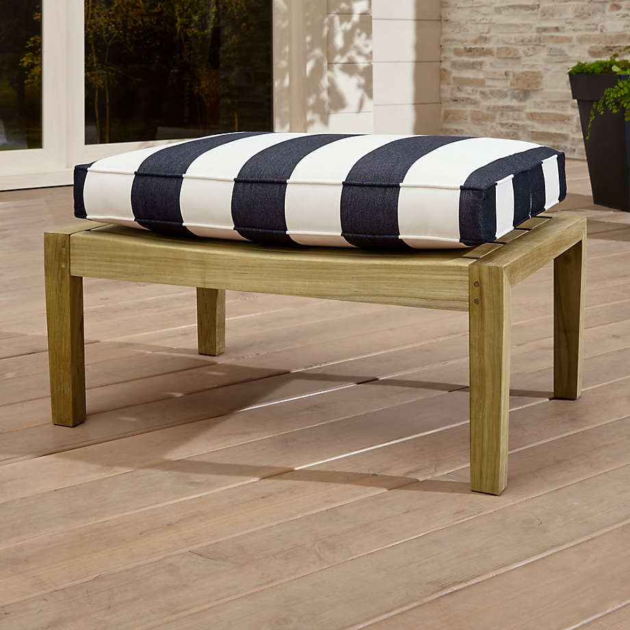 sunbrella storage ottoman