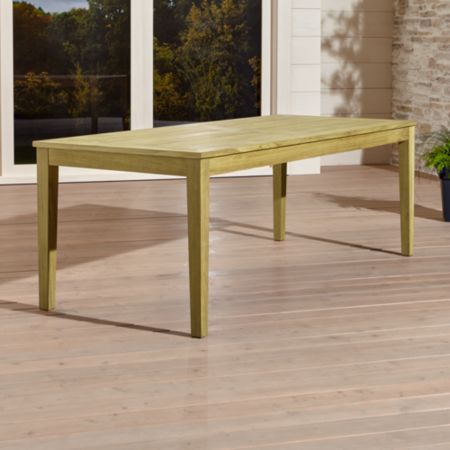 Regatta Rectangular Teak Table Reviews Crate And Barrel