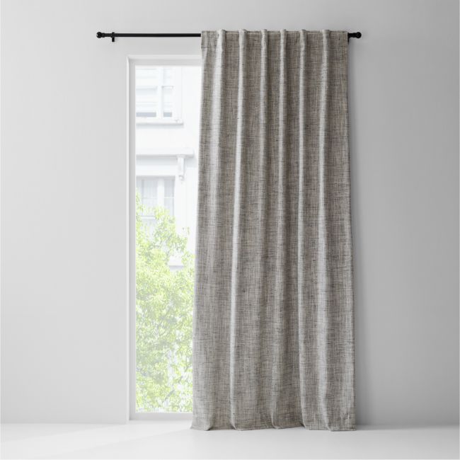 Online Designer Bedroom Reid Pebble Grey Blackout Window Curtain Panel 52