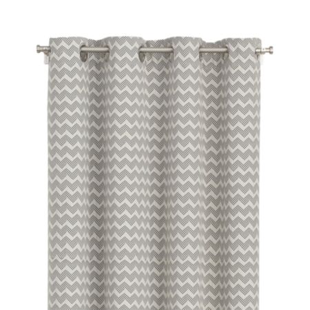 Reilly 50 X108 Grey Chevron Curtain Panel Reviews Crate And