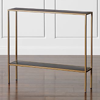 Small Entryway Furniture Crate And Barrel Remi Console Table