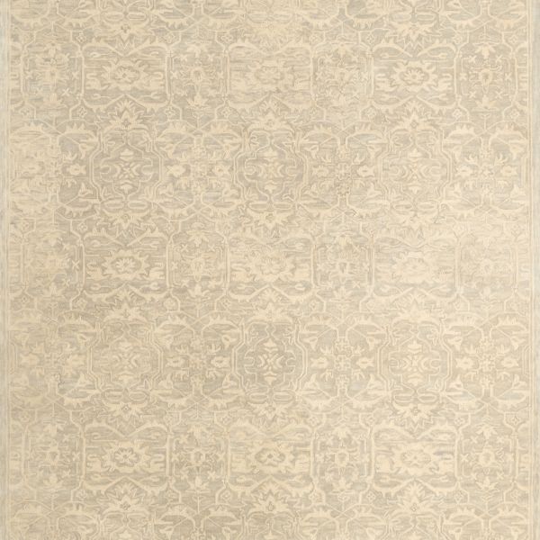 Rennes Wool Traditional Hand-Tufted Grey Area Rug 8'x10'