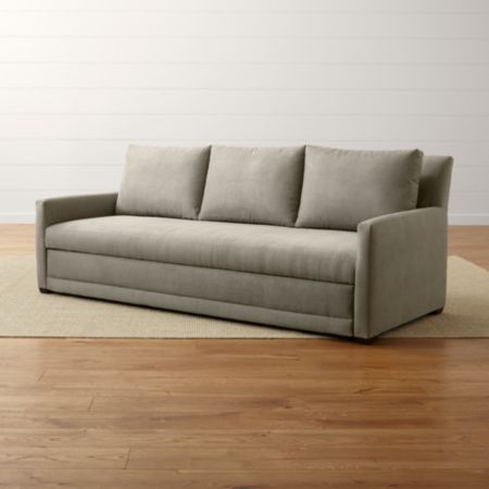 Reston Queen Trundle Sleeper Sofa Reviews Crate And Barrel