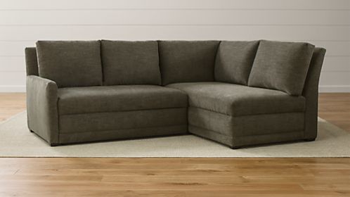 Reston 2-Piece Left Arm Loveseat Sleeper Sectional Sofa