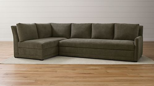 Reston 2-Piece Left Arm Bumper Sleeper Sectional Sofa