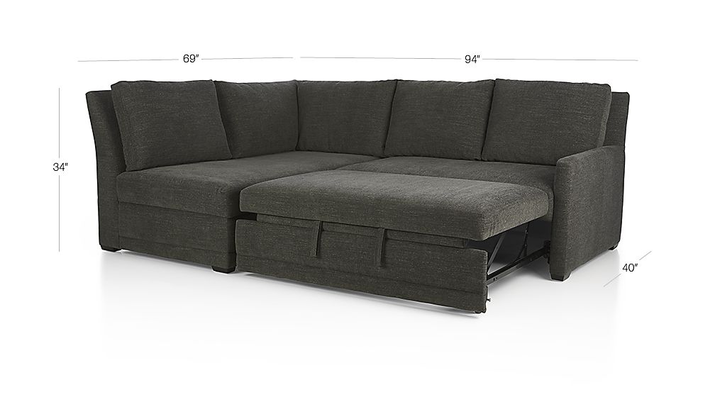 Reston Sleeper Sectional Sofa Crate and Barrel