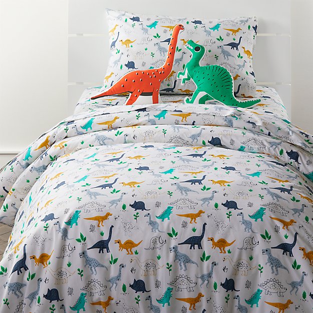 retro reptile dinosaur kids bedding crate and barrel dino sheets
