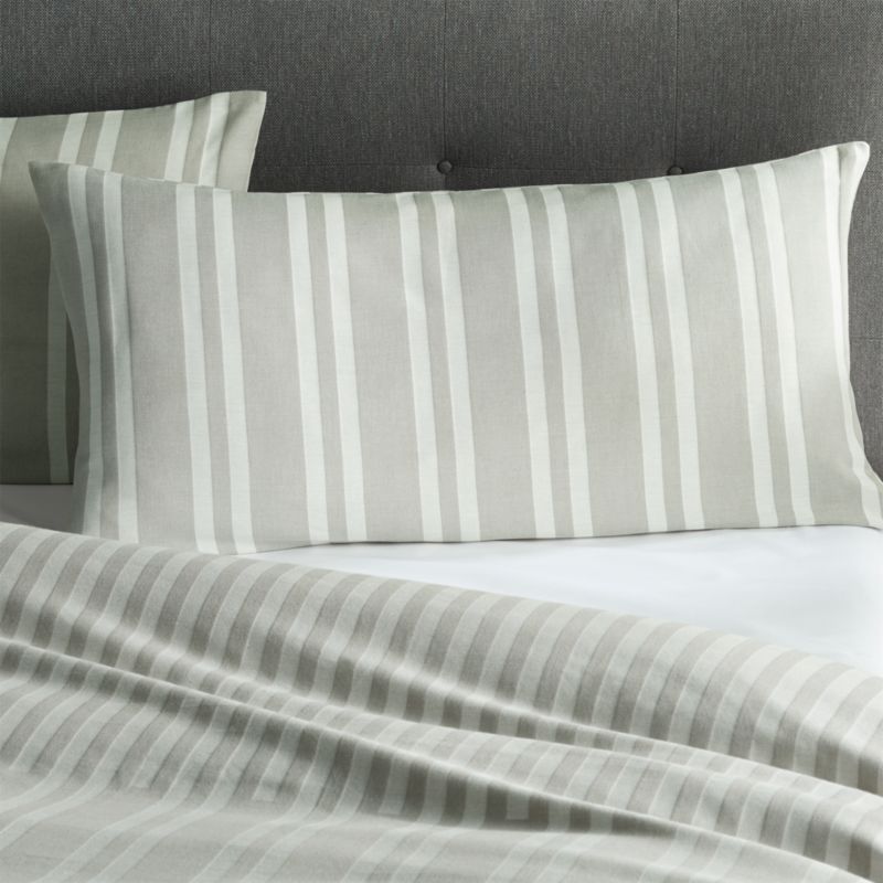 Rhesi Blue And White King Pillow Sham Reviews Crate And Barrel