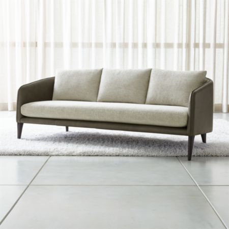 Crate And Barrel Leather Sofa