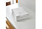 Ribbed White Bath Towel