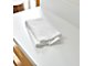 Ribbed White Hand Towel