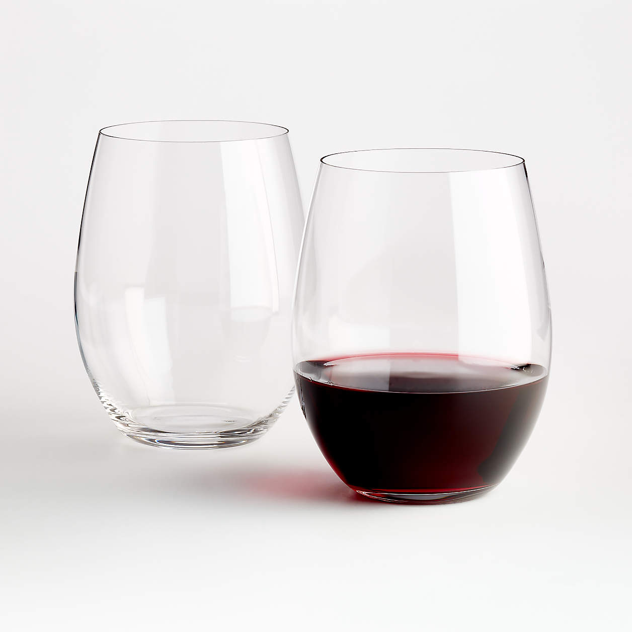 Riedel O Stemless Cabernet/Merlot Wine Glasses, Set of 2 + Reviews ...