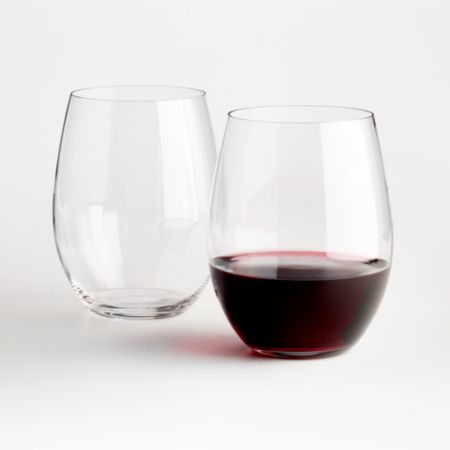 Riedel O Stemless Cabernet Merlot Wine Glasses Set Of 2 Crate