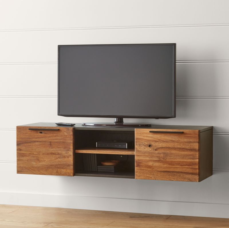 Rigby Natural 55" Small Floating Media Console + Reviews