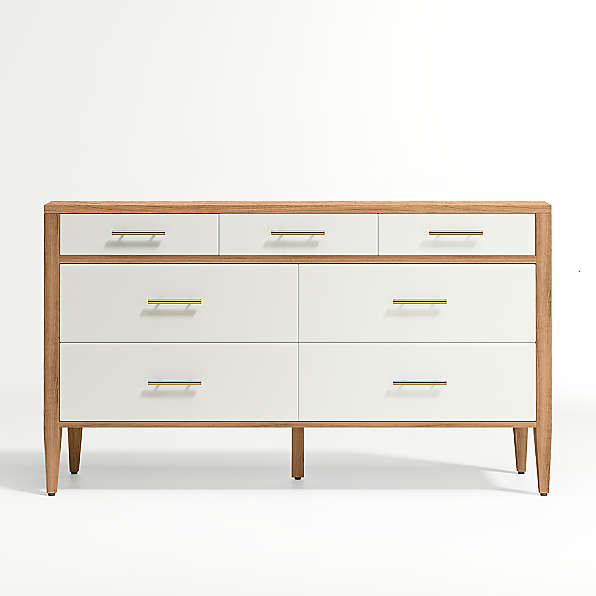 White Wood Dressers Crate And Barrel