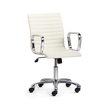 Home Office Chairs Swivel Casters Leather More Crate And Home Office Chairs Swivel Casters