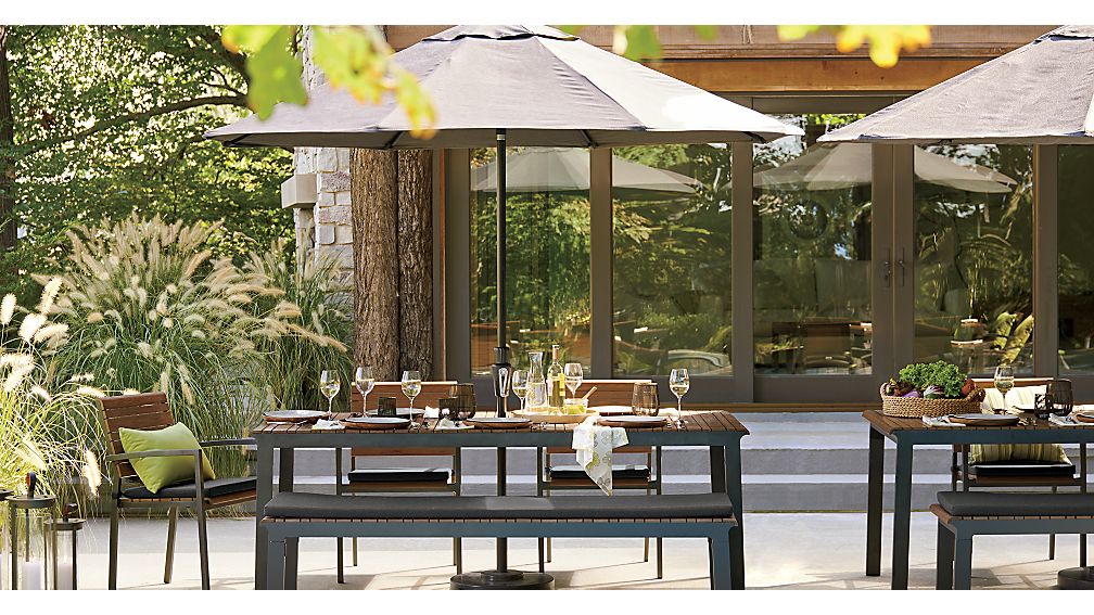 Rocha Outdoor Rectangular Dining Table Crate and Barrel