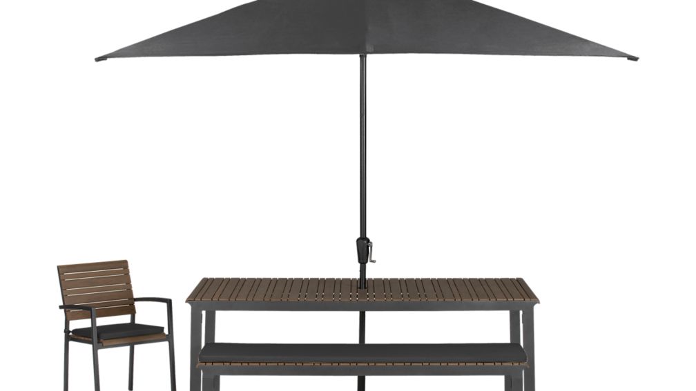 Rocha Sunbrella ® Dining Bench Cushion Crate and Barrel