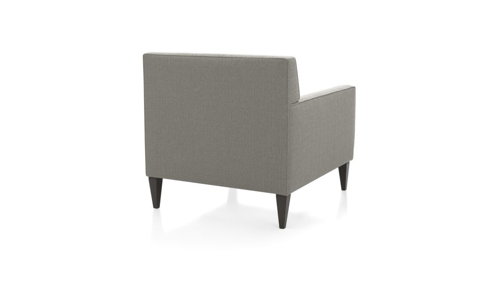 Rochelle Grey MidCentury Chair Crate and Barrel