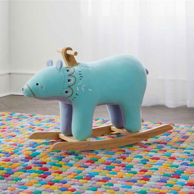 Plush Rocker Bear | Crate and Barrel