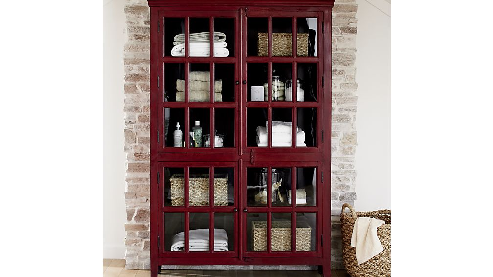 Rojo Red Tall Crate and Barrel