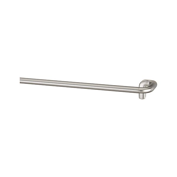 Invisible Nickel Room Darkening Curtain Hardware Crate And Barrel
