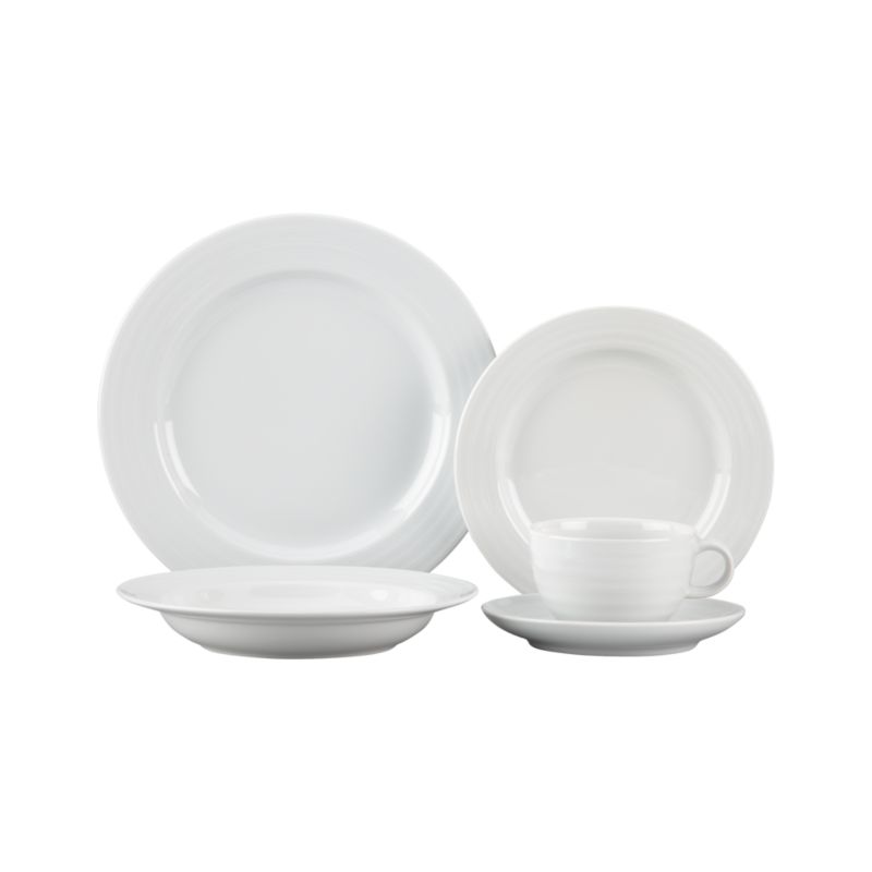 Roulette 5Piece Place Setting + Reviews Crate and Barrel