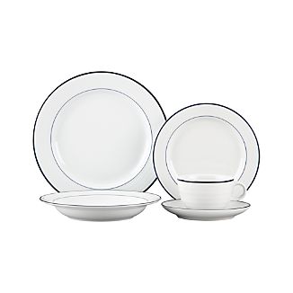 Roulette Blue Band 5-Piece Place Setting