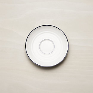 Roulette blue band dinner plate