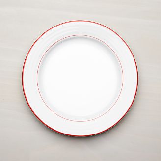 Roulette Red Band Dinner Plate