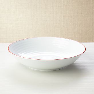 Roulette Red Band Serving Bowl