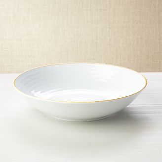 Roulette Yellow Band Serve Bowl