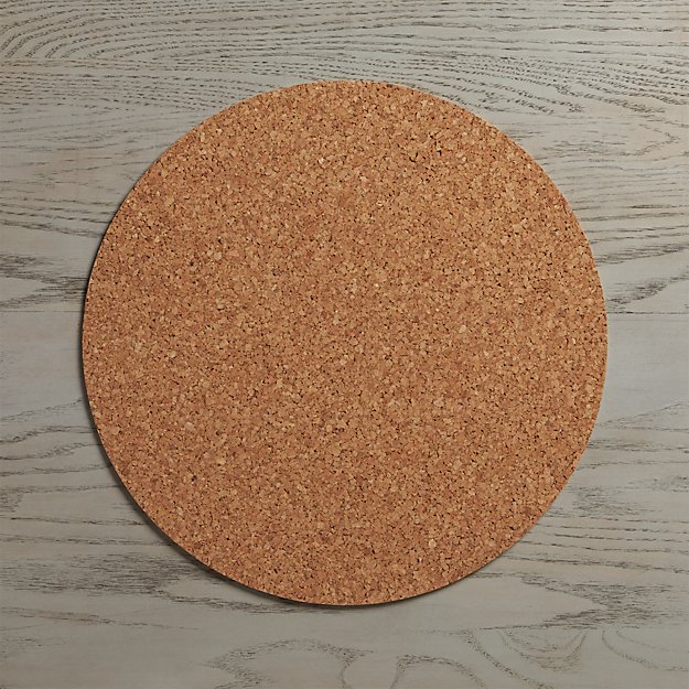 Round Cork Placemat Crate and Barrel