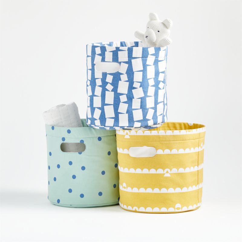 Round Storage Bins Crate And Barrel