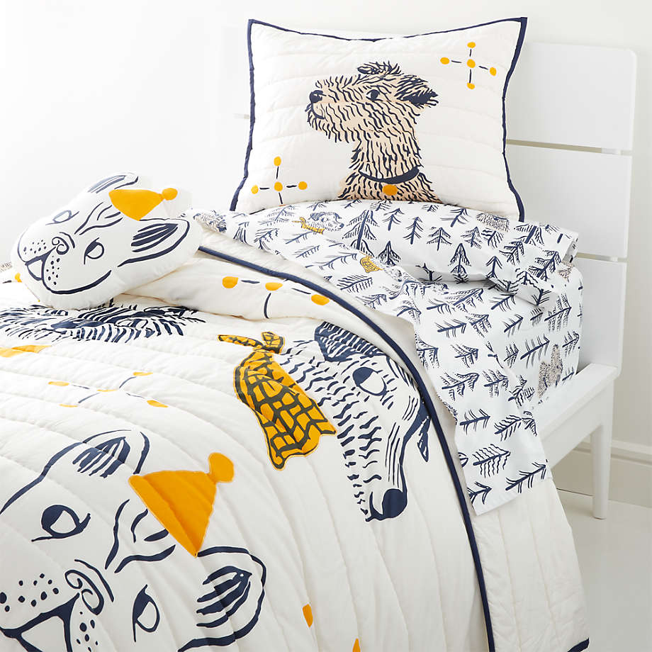 Roxy Marj Twin Dog Quilt + Reviews Crate and Barrel