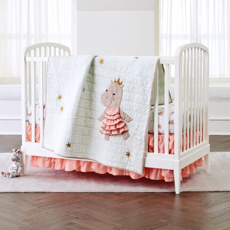 hippo baby bedding