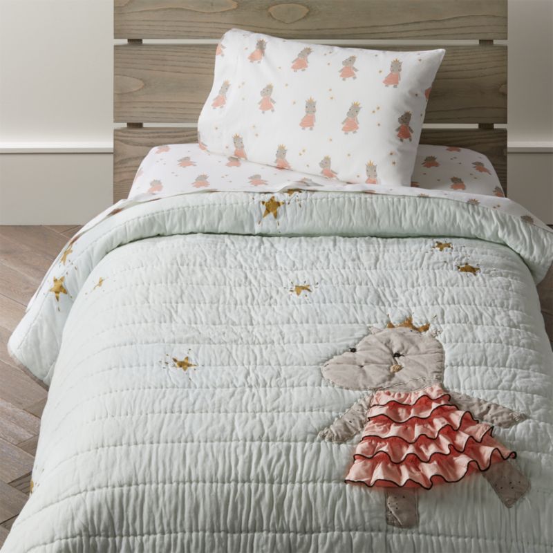 Royal Hippo Toddler Bedding Crate And Barrel