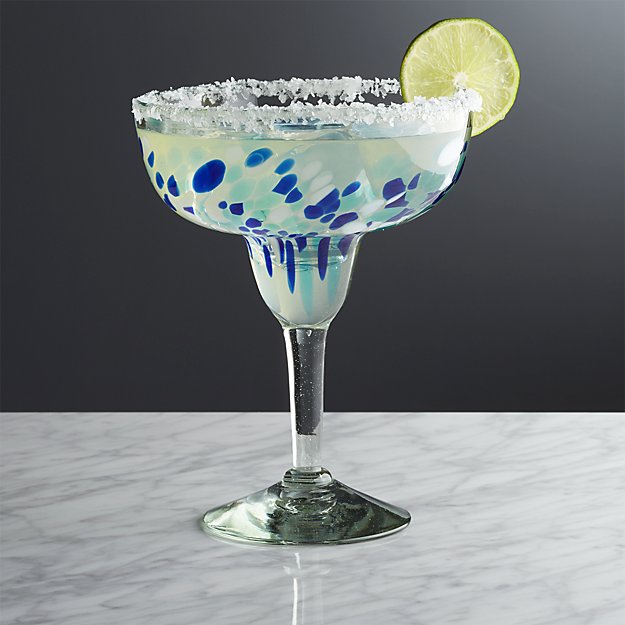 Rue Blue Margarita Glass Crate and Barrel