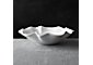 White Ruffle 15" Large Bowl