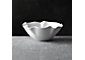 White Ruffle 11" Small Bowl