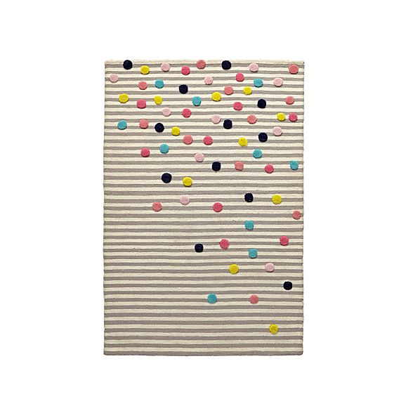 Sprinkles 5x8 Striped Rug Reviews Crate And Barrel Sprinkles 5x8 Striped Rug Reviews