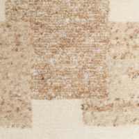 Rye Wool Handknotted Ivory Rug Swatch 12"x18"