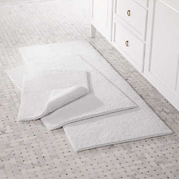 Bathroom Rugs And Bath Mats Crate And Barrel